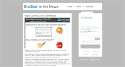 Desktop Screenshot of news.sixclear.com